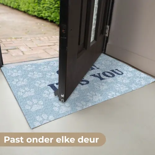 Animal - Blue - Quote Deurmat klein -USP_NL