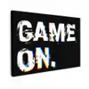 Gaming - Game - Spreuken - Quotes - Game on canvas 2cm klein -z3d