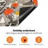 Tropisch - Zomer - Vlinder - Bloemen Inductie beschermer vinyl 3mm klein 276 -zzzzzzz-td-onderkant