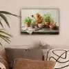 Potten - Kruiden - Hout canvas 2cm klein -sfeer1