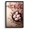 Roze - Bloesems - Eieren KitchenYeah - Keuken - Fotolijst middel -3d