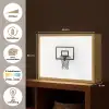 Basketbalbord - Minimalistisch - Zwart Light Box met batterij (Wandlamp) middel -USP_websiteoverzichtNL