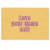 Love yourself - Roze - Geel Deurmat klein -zkaufland3d