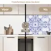 Tegels - Patronen - Delfts Blauw keuken achterwand 2 middel 871 -voor-na2_NL