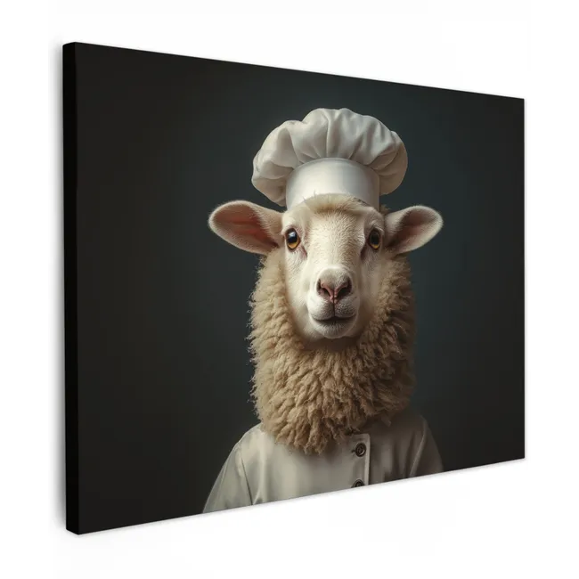 Canvas Print - Sheep - Wool - Cook