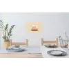Schaap - Beige - Bloemen Muursticker klein -eettafel
