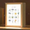 Het weer - Leren voor kinderen - Educatief - Regenboog - Zon Light Box met kabel klein -zzz_3d_website