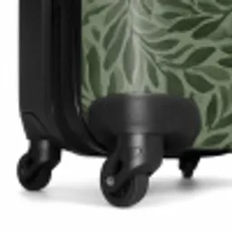 Bladeren - Organisch - Groen NBS - Handbagage koffer - Volwassenen Unisex middel -wiel