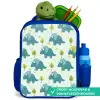 Triceratop - Blauw - Stippen - Boompjes Kinderrugzak - Blauw middel -inhoud_NL
