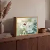 Lieveheersbeestje - Bloemen - Wit Light Box met batterij (Wandlamp) middel -sfeer2