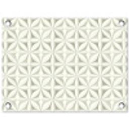 Abstract - Structuur - Grijs - Wit tuinposter los doek klein 239 -3d