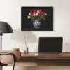 Rode - Bloemen - Tulpen - Vaas PET vilt klein -sfeer5