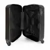 Tattoo style- Realistische slang op bruine achtergrond NBS - Handbagage koffer - Kinderen Unisex middel -binnenkant
