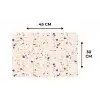 Terrazzo -  Patroon - Kleurrijk - Indigo Placemat vinyl groot 368 -specs