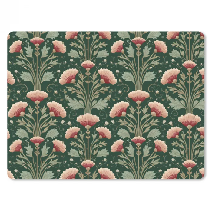 Patroon - Botanisch - Kleurrijk muismat rubber klein 262 -3d