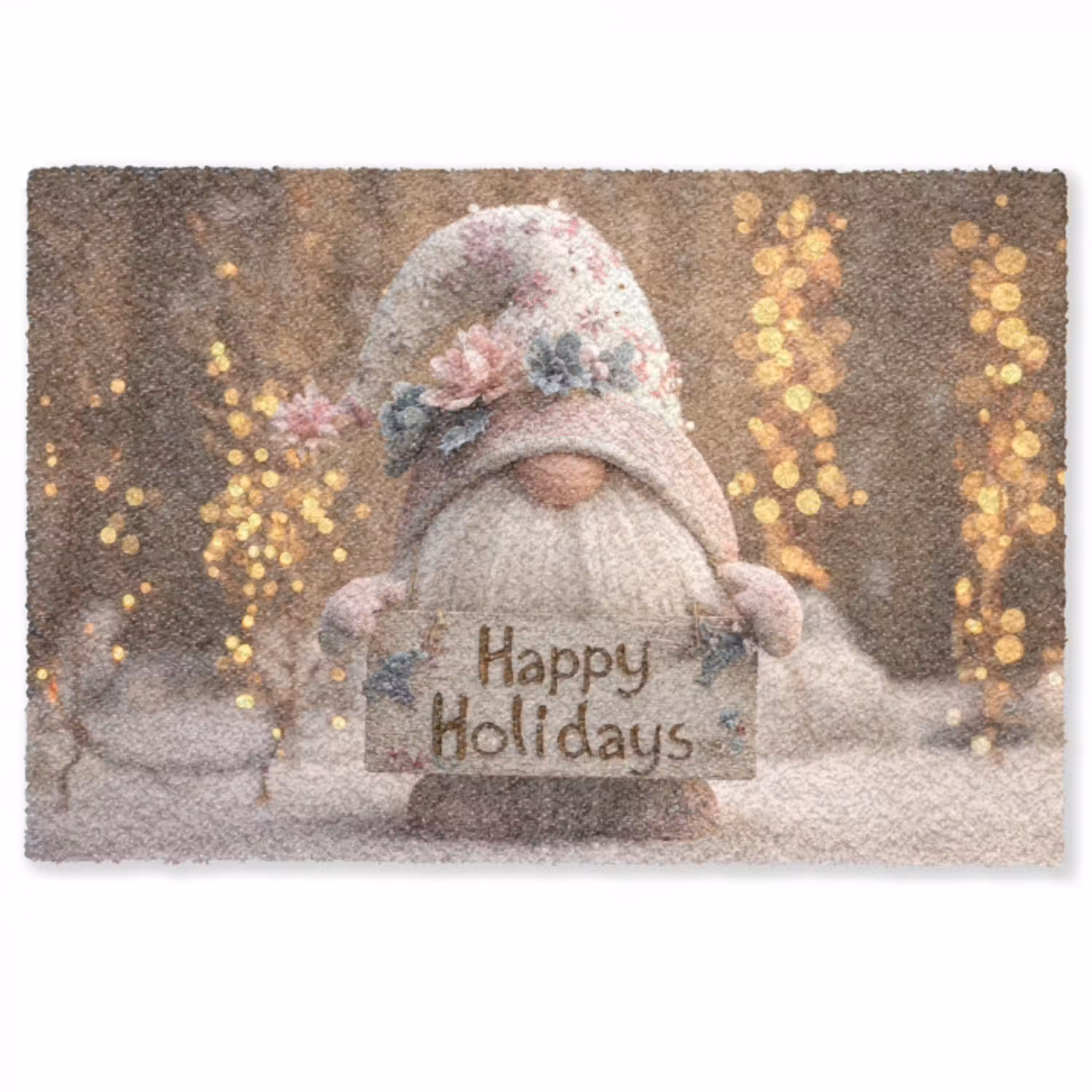 Kerst - Gnome - Bord - Kleurrijk Deurmat klein -zkaufland3d