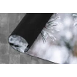 Dennenappel - Tak - Sneeuw - Winter - Sfeervol Keukenloper - keukenmat middel -closeup