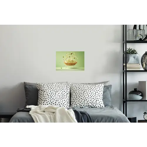 Pistache - Taart - Noten - Eten Muursticker klein -slaapkamer