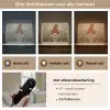 Kerstgnome - Konijntjes - Kleurrijk Light Box met batterij (Wandlamp) middel -USP_lichtkleurNL