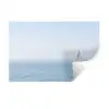 Horizon - Zeilboot - Zee Muursticker klein -3d