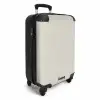 Wit leer patroon NBS - Handbagage koffer - Kinderen Unisex middel -productfoto_3d