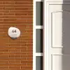 Aquarel - Beige - Modern Naambord Organisch middel -sfeer3