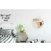 Sushi - Zalm - Rijst - Japans Wandcirkel aluminium klein -kinderkamer