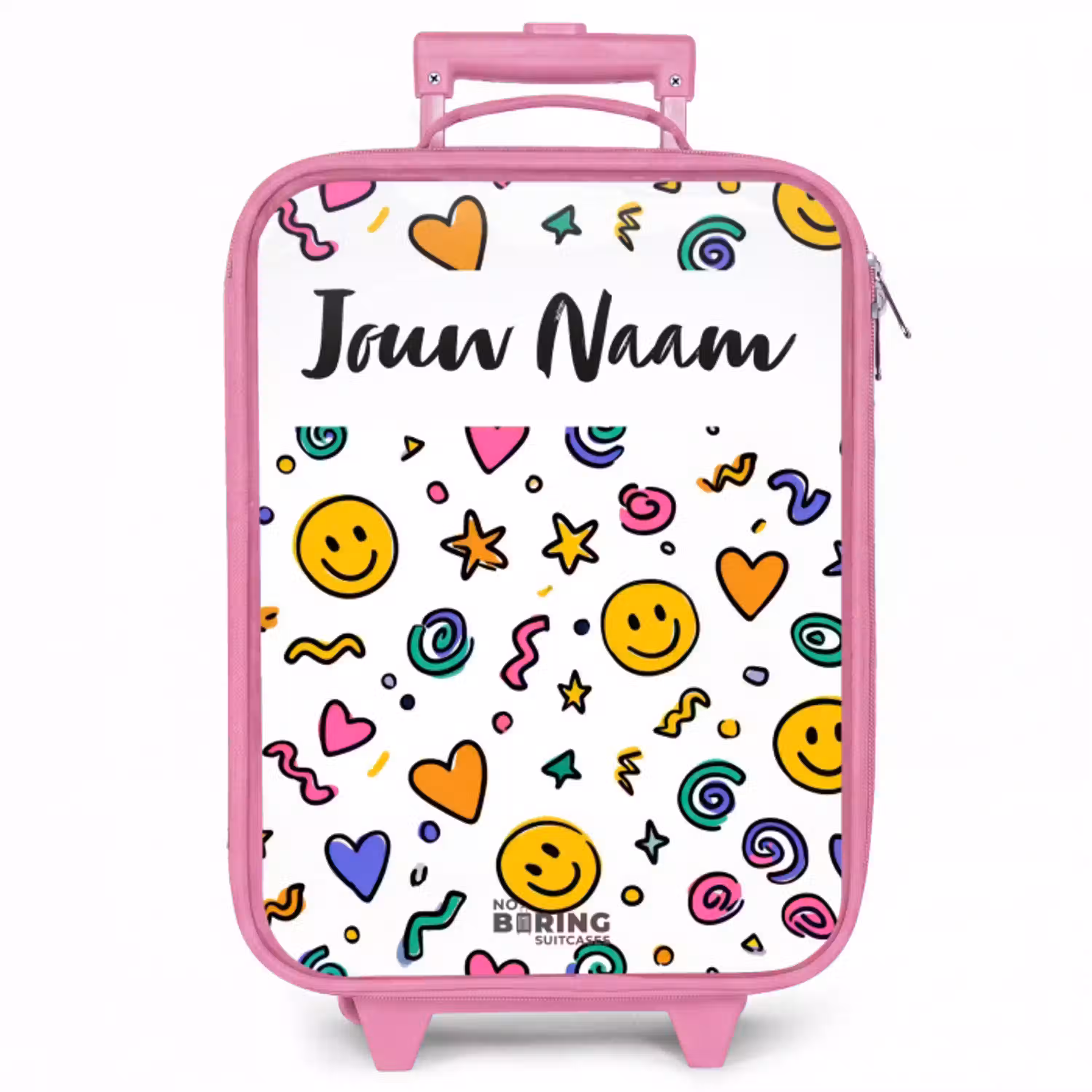 Smiley - Hartje - Ster Kinderkoffer - Roze klein -zzz_website3d