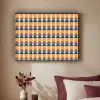 Retro - Disco - Golven Textielframe - compleet frame klein 947 -sfeer1