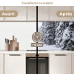 Bos - Winter - Sneeuw - Pad - Natuur keuken achterwand 2 middel -voor-na2_FR