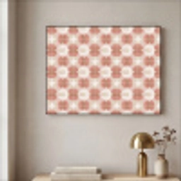 Retro - Klassiek - Roze Textielframe zwart klein 947 -sfeer2