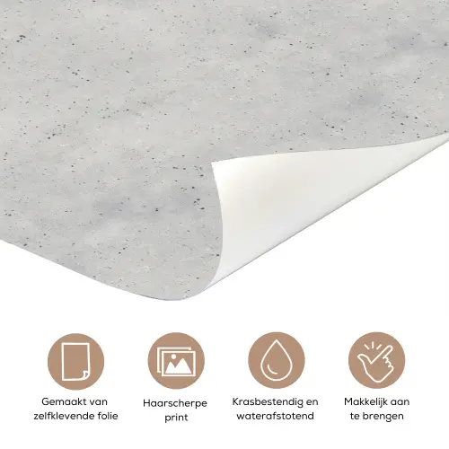Grijs - Beton - Neutraal deurposter klein 289 -closeup_NL