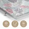 Inductie beschermer - Bladeren - Pastel - Jungle - Afdekplaat voor kookplaat plexiglas 5mm klein -sfeer2