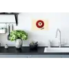Cirkel - Zeven - Lucky - Rood Muursticker klein -keuken