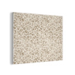 Luipaard - Klassiek - Beige PET vilt klein 837 -3d