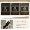 Papegaai - Veren - Opvallend - Groen Light Box met batterij (Wandlamp) middel -USP_dimbaarNL