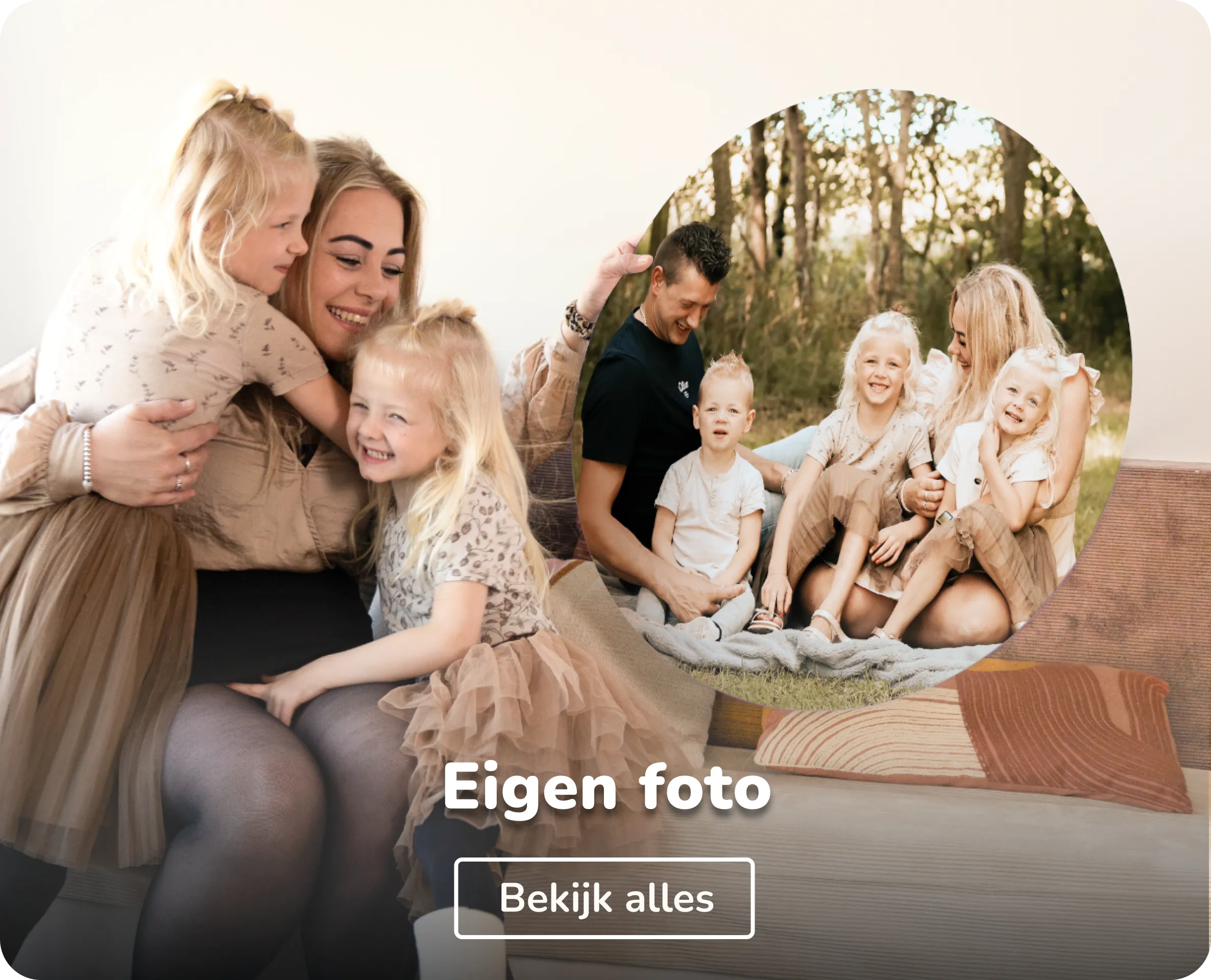 Eigen foto muurcirkel