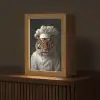 Tijger - Kokskleding - Bruin Light Box met kabel (Tafellamp) klein -z3d_website