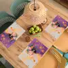 Abstract - Vrouw - Bloemenkroon - Goud Placemat vinyl groot -zzsfeer5_Kitchenyeah-website