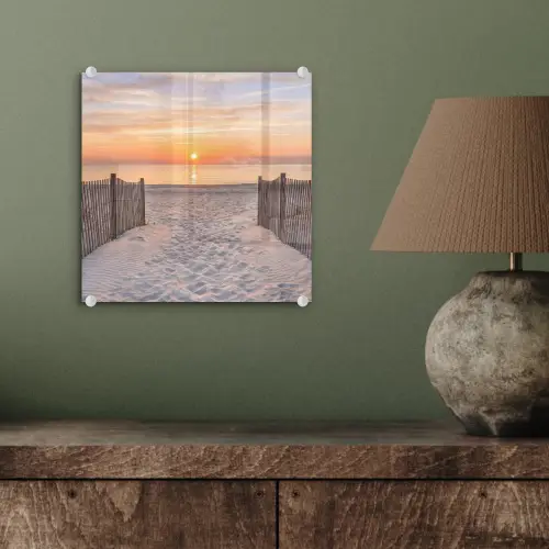 Zonsondergang - Strand - Zand plexiglas 5mm klein -sfeer3