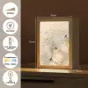 Paardenbloem - Abstract - Natuur - Beige Light Box met kabel (Tafellamp) klein -USP_NL