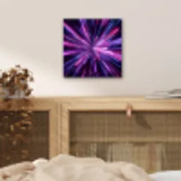 Lichtsnelheid - Ruimte - Roze - Paars aluminium wit klein -sfeer3