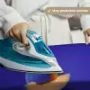 Meloen - Blauw - Oranje - Kunstzinnig Wandkleed katoen klein -sfeer9