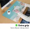 Glas - ijsblokjes - Citroen Muismat XXL klein -sfeer3
