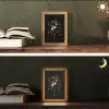 Bloemstuk - Vaas - Zwart Light Box met kabel (Tafellamp) klein -sfeer3