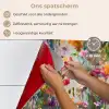 Zomers - Kleurrijk - Patroon - Bloemen keuken achterwand spatscherm klein 900 -spatscherm_NL