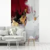 Rood - Marmer - Abstract - Goud - Modern fotobehang vinyl groot -woonkamer