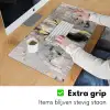 Abstract - Hert - Gewei - Goud Muismat XXL klein -sfeer3