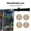 Huizen - Zee - Bomen - Bloemen Wandkleed katoen klein -sfeer2