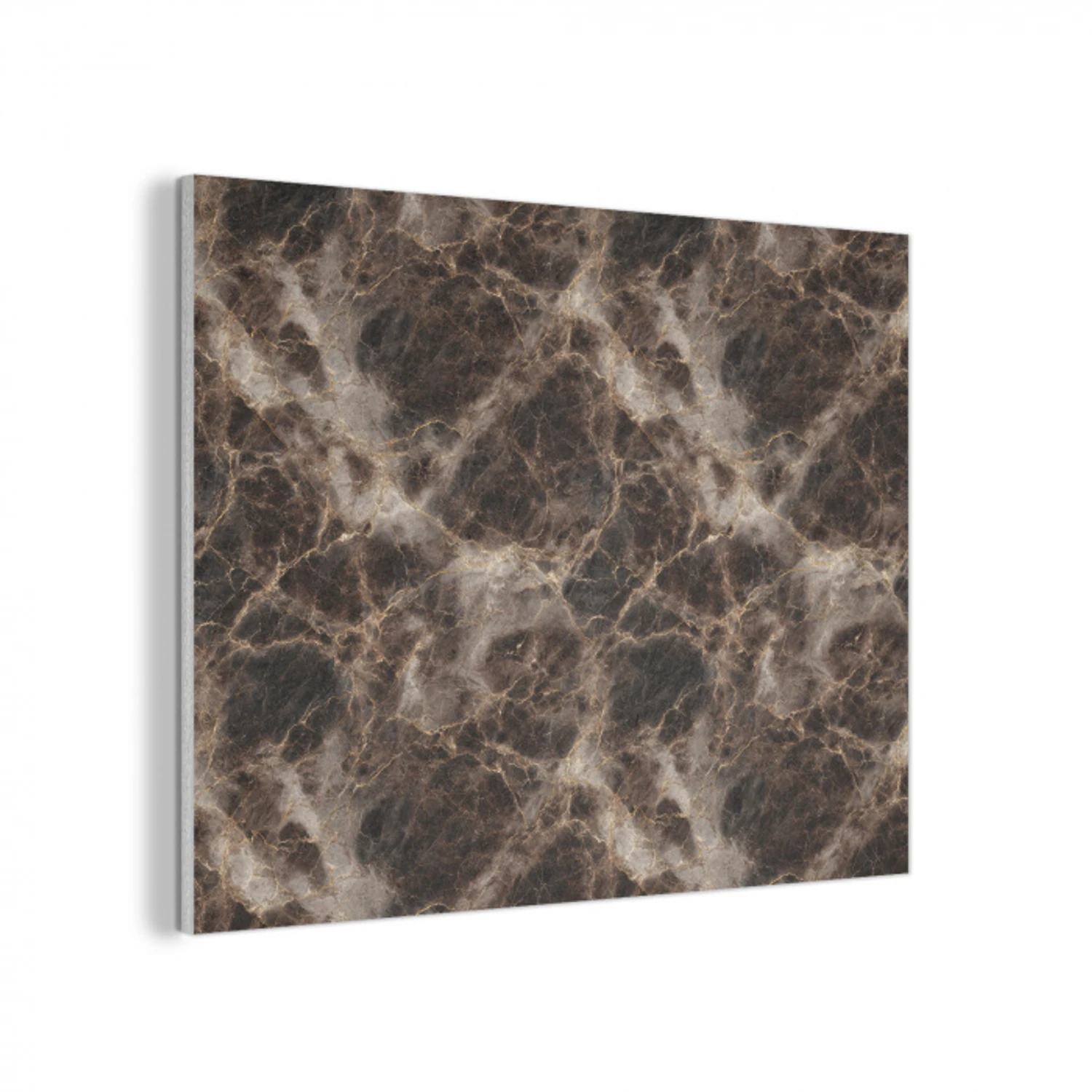 Bruin - Goud - Marmer PET vilt klein 837 -3d